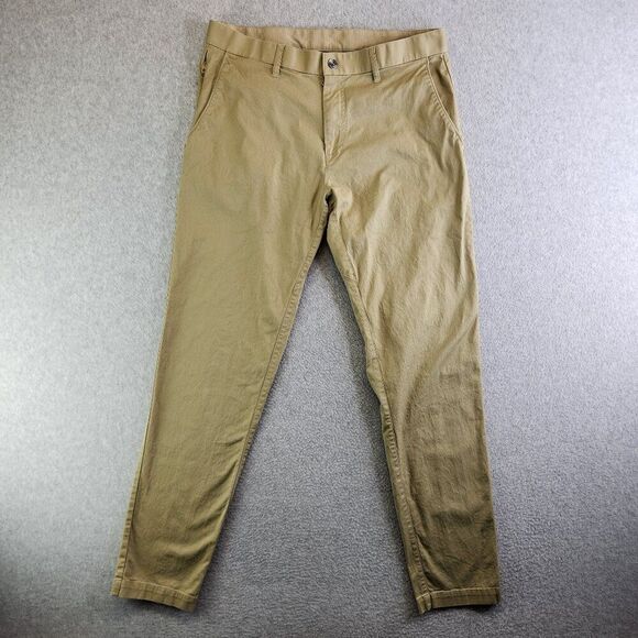 Fabletics Other - Fabletics Pants Mens 32X31 Khaki Tapered Slim Travel Golf Office Commute Chino
